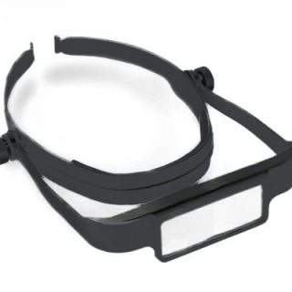Optisight DA:3 magnifier, black, for hair transplant procedures