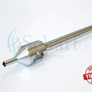 FUE serrated punch, 304 stainless steel hair transplant extraction tool
