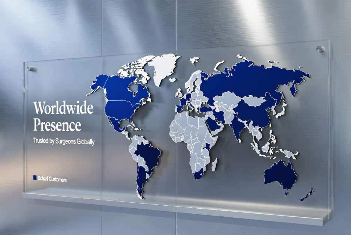 Worldwide Presence – Scharf Customers