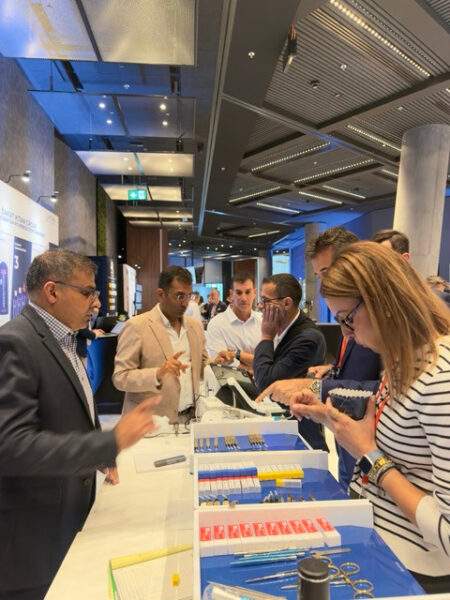 Scharf FUE Instruments booth at FUE Europe 2026, Warsaw – photo 1