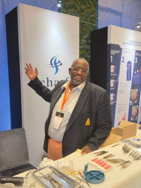 Scharf FUE Instruments booth at FUE Europe 2026, Warsaw – photo 11